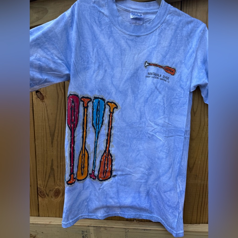 Vintage 90s Nantahala‎ River Great Smokies Rafting Company T-shirt Men’s Medium